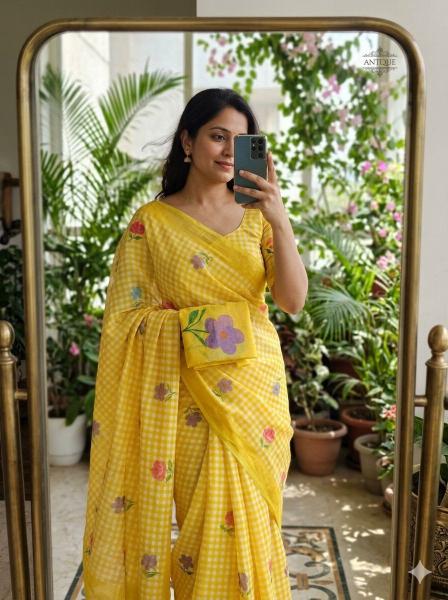 Svara soft linen surat saree market contact number